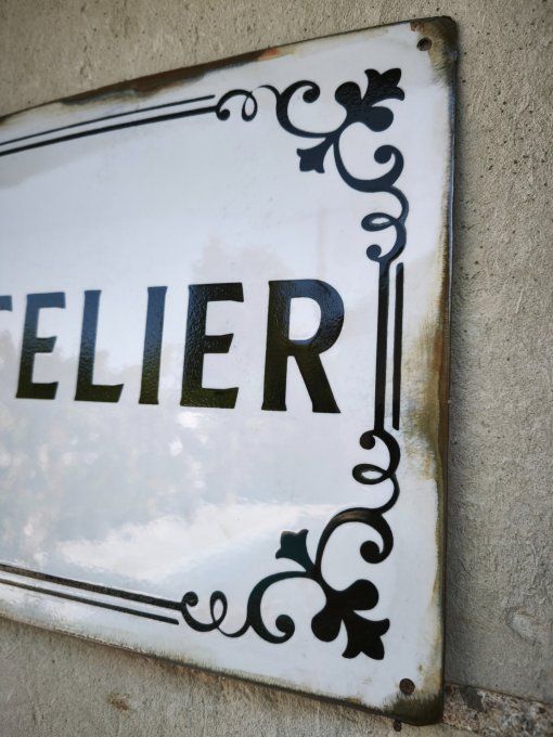 Plaque ATELIER 
