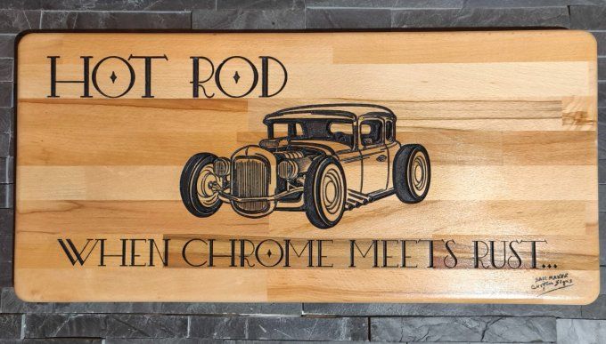 Panneau bois massif HOT ROD 