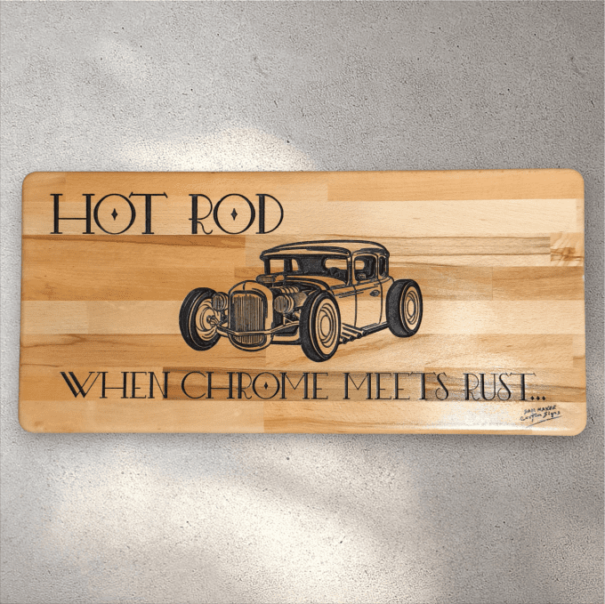 Panneau bois massif HOT ROD 