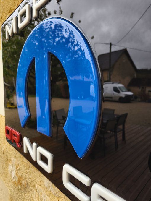 Panneau mural Mopar relief 70x50 cm , Décoration muscle car américaine 