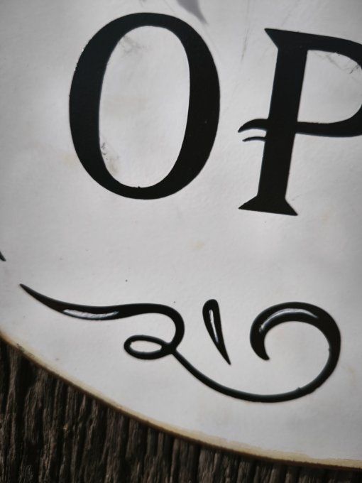 Plaque de porte Open/Closed double face 