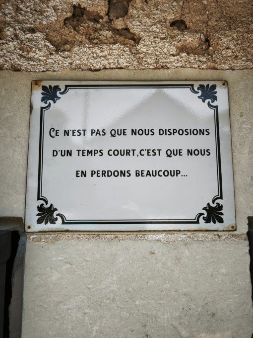 Plaque citation 