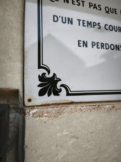 Plaque citation 