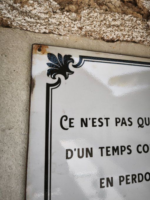 Plaque citation 