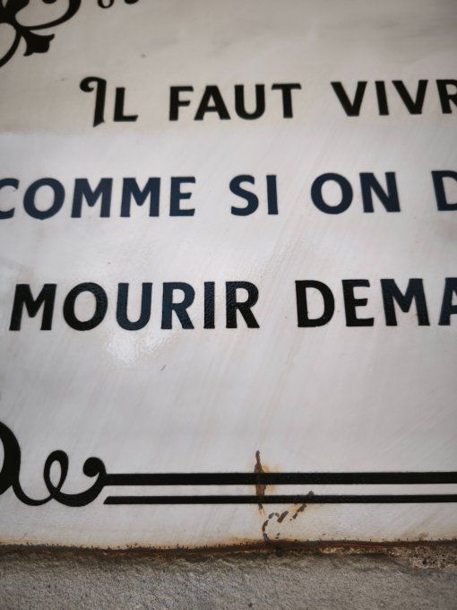 Plaque citation 
