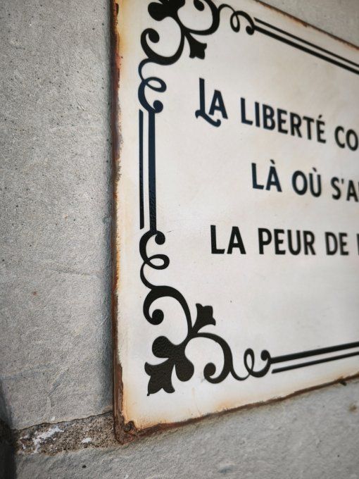 Plaque citation 