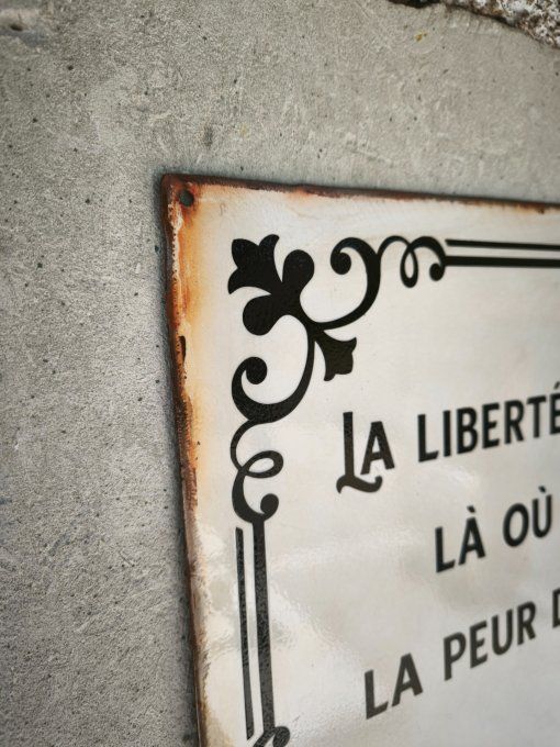 Plaque citation 