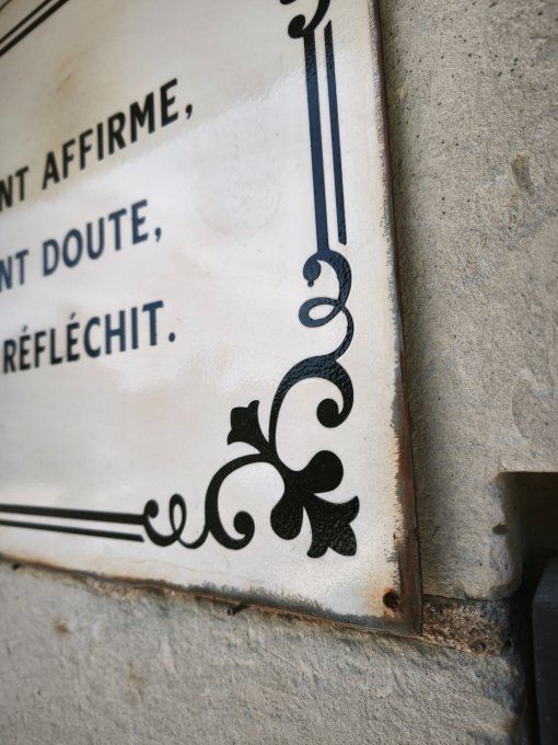 Plaque citation 