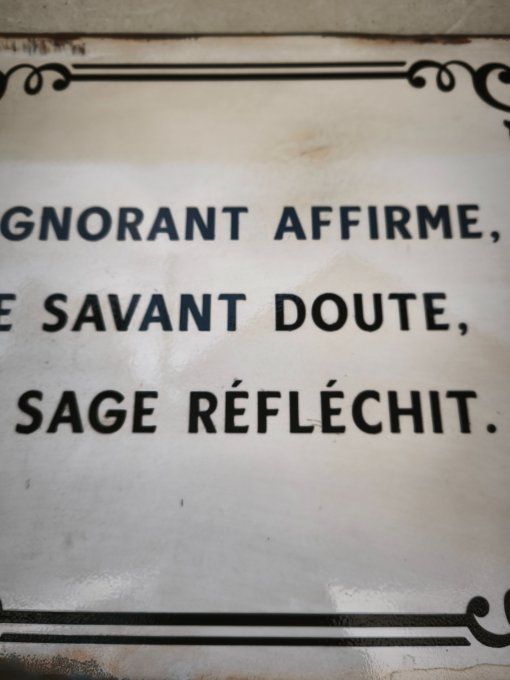 Plaque citation 